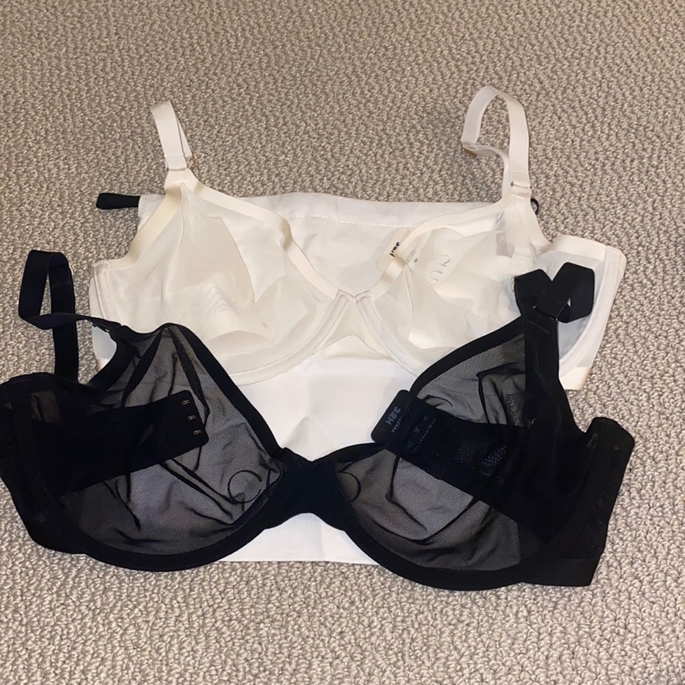 Cuup Mesh Plunge Bras